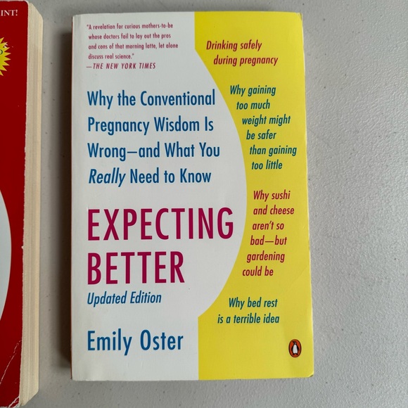 expecting better Emily Oster book girlfriends guide to pregnancy prenatal bundle - Picture 2 of 6